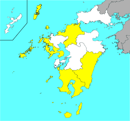 九州地方マップ