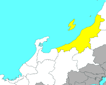 北陸地方マップ